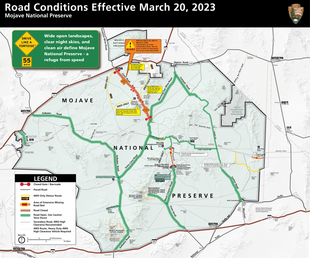 Mojave National Preserve Road Conditions and Closures – Dawn Rowe Third ...