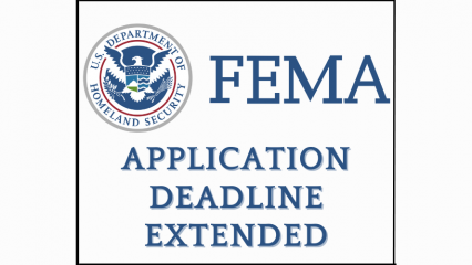 FEMA Application deadline extended