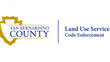 The official logo for San Bernardino County's Code Enforcement division